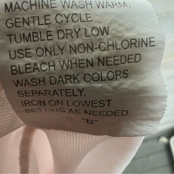 Miss Elaine Nylon Tricot Nightgown Womens Large Pink Flutter Sleeves Embroidered - Picture 9 of 11